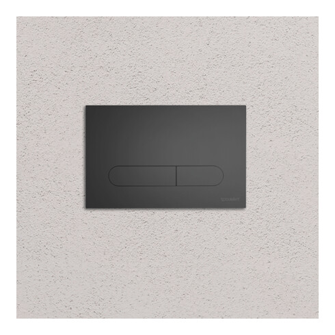 Duravit Plaque de commande DuraSystem à poser, pour WC Beta, noir mat