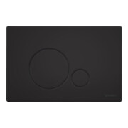 Duravit Plaque de commande DuraSystem à poser, pour WC Beta, noir mat