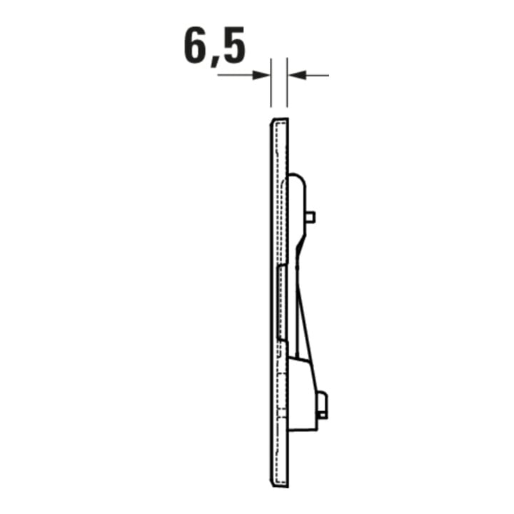 Duravit Plaque de commande DuraSystem à poser, pour WC Beta, noir mat