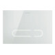 Duravit Plaque de commande DuraSystem A2 23x15,7 cm, sans contact, verre blanc, pour WC-4