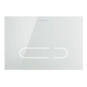 Duravit Plaque de commande DuraSystem A2 23x15,7 cm, sans contact, verre blanc, pour WC-4
