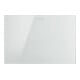 Duravit Plaque de commande DuraSystem A2 23x15,7 cm, sans contact, verre blanc, pour WC