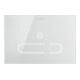 Duravit Plaque de commande DuraSystem A2 23x15,7 cm, sans contact, verre blanc, pour WC-5