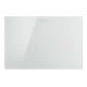 Duravit Plaque de commande DuraSystem A2 23x15,7 cm, sans contact, verre blanc, pour WC