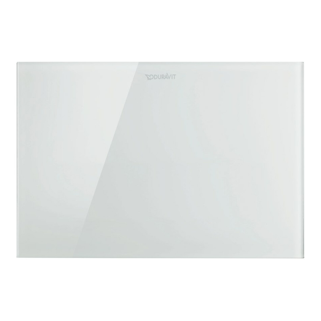 Duravit Plaque de commande DuraSystem A2 23x15,7 cm, sans contact, verre blanc, pour WC