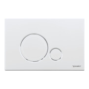 Duravit Plaque de commande DuraSystem en saillie pour WC Beta, blanc