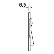 Duravit Plaque de commande DuraSystem en saillie pour WC Beta, blanc-3