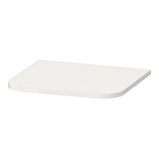 Duravit Plaque de recouvrement Happy D.2 Plus 40,3x36,4 cm pour demi-colonnes, st-g m