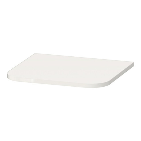 Duravit Plaque de recouvrement Happy D.2 Plus 40,3x36,4cm pour demi-armoires, blanc brillant