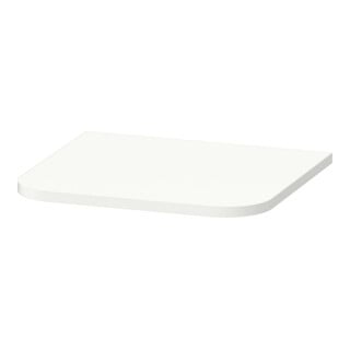 Duravit Plaque de recouvrement Happy D.2 Plus 40,3x36,4cm pour demi-colonnes, blanc mat