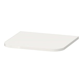Duravit Plaque de recouvrement Happy D.2 Plus 40,3x36,4cm, pour demi-colonnes, lin