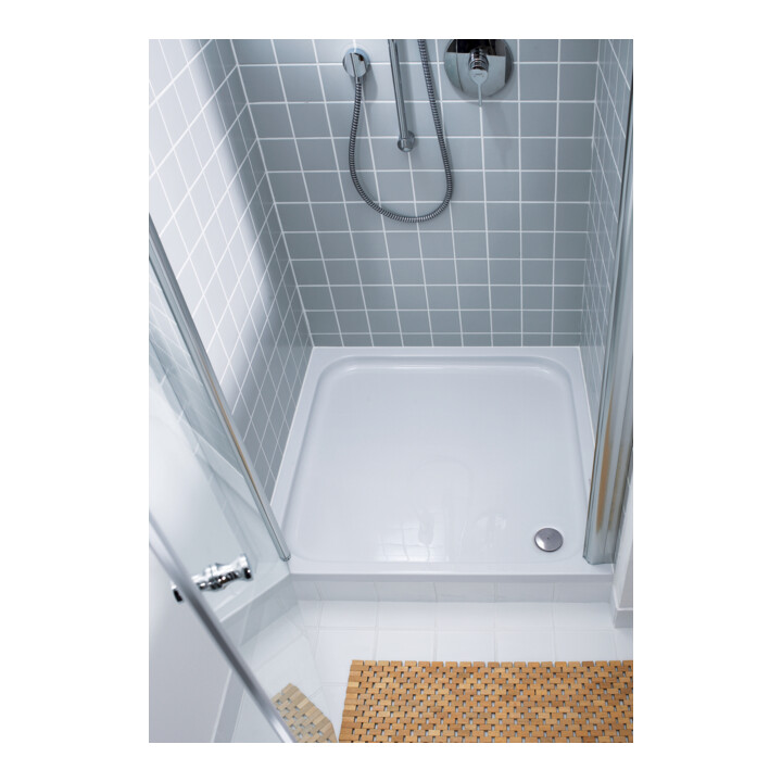 Duravit Plateau de douche Quadrat D-Code 100x100x8,5 cm, blanc