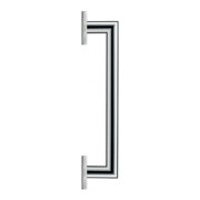 Duravit Poignée de baignoire Karree 36,8x7,5 cm, chrome