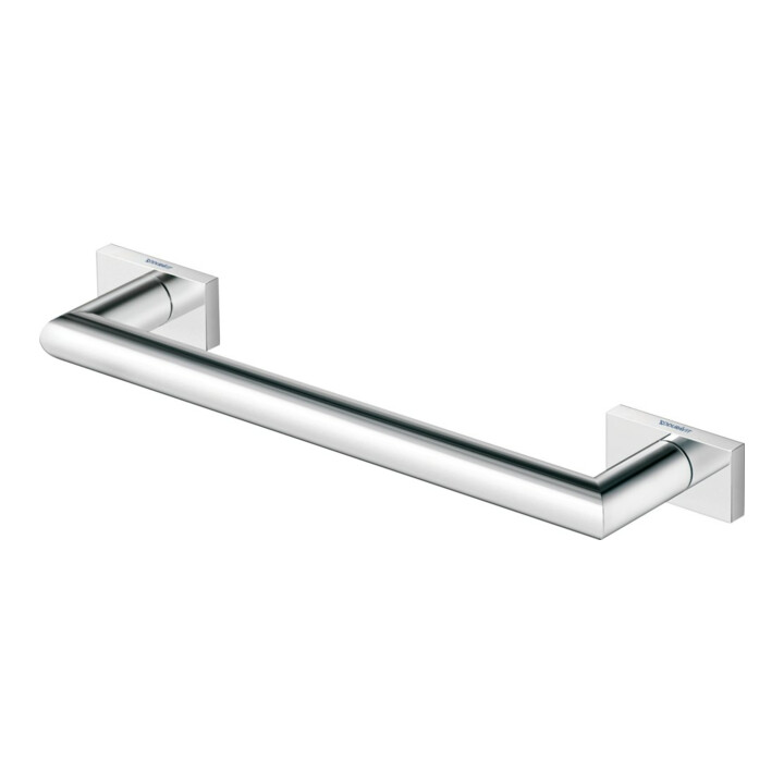 Duravit Poignée de baignoire Karree 36,8x7,5 cm, chrome