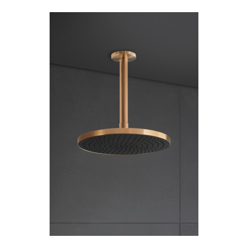 Duravit Pomme de tête 1jet 230 MinusFlow Ø 230 mm, raccord G 1/2, bronze brossé