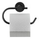 Duravit Porte-papier D-Code 16,5x6,6 cm, noir mat-1