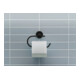 Duravit Porte-papier D-Code 16,5x6,6 cm, noir mat