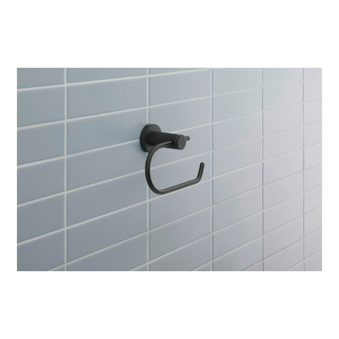 Duravit Porte-papier D-Code 16,5x6,6 cm, noir mat