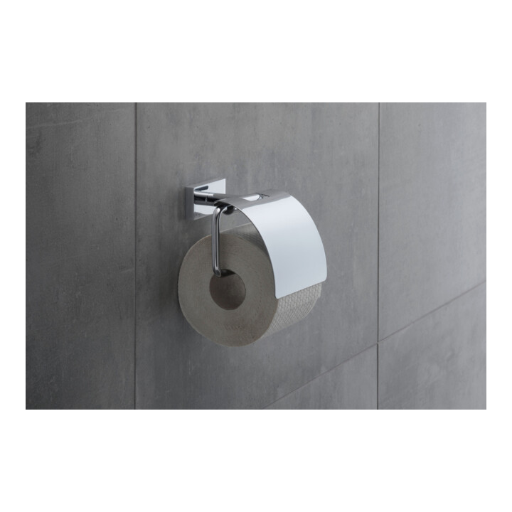 Duravit Porte-papier Karree 13,8x8,9 cm, chrome