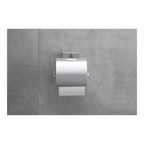 Duravit Porte-papier Karree 13,8x8,9 cm, chrome