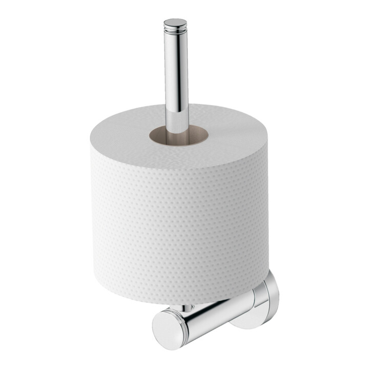 Duravit Porte-papier réserve D-Code 6x9,5 cm, chrome