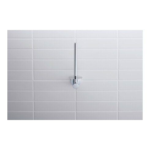Duravit Porte-papier réserve D-Code 6x9,5 cm, chrome