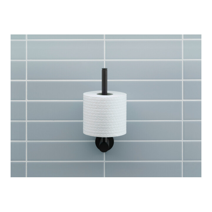Duravit Porte-papier réservé D-Code 6x9,5 cm, noir mat