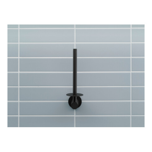 Duravit Porte-papier réservé D-Code 6x9,5 cm, noir mat