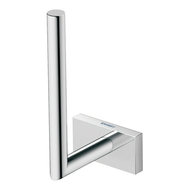 Duravit Porte-papier réserve Karree 6,8x7,7 cm, chrome
