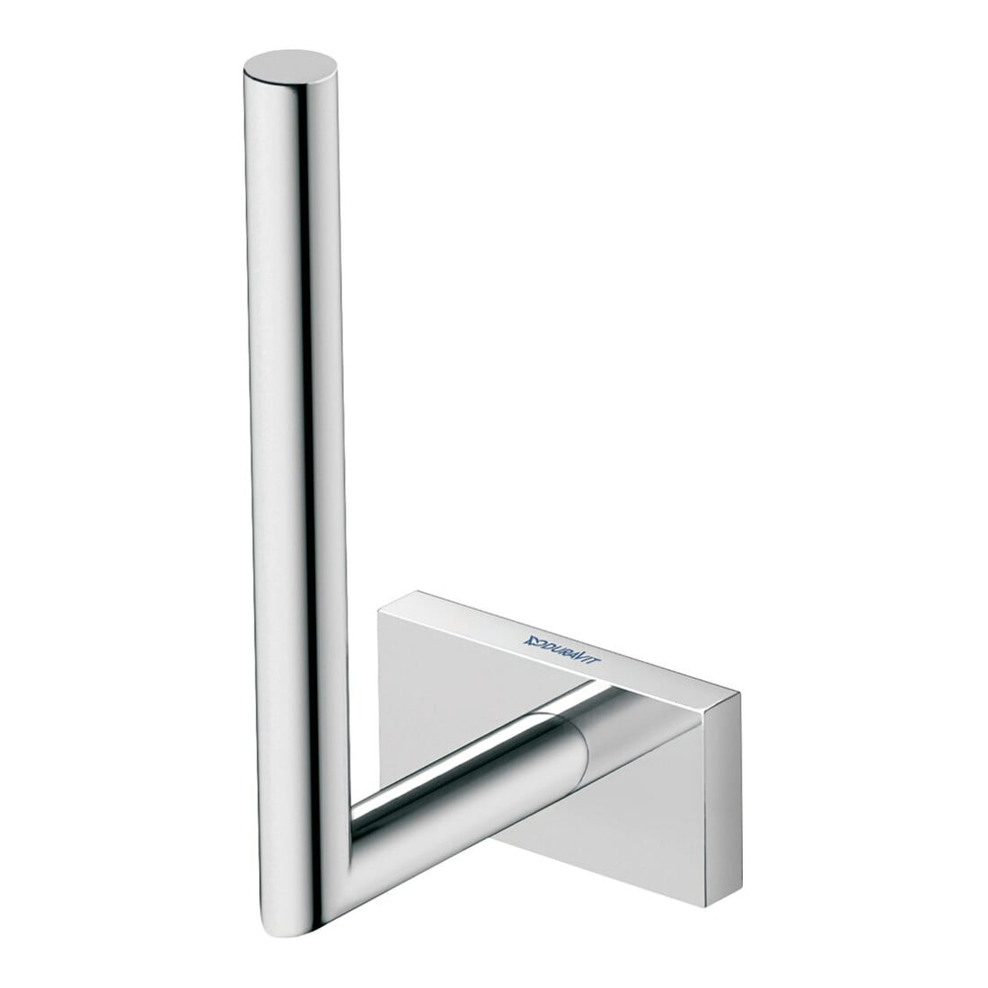 Duravit Porte-papier réserve Karree 6,8x7,7 cm, chrome