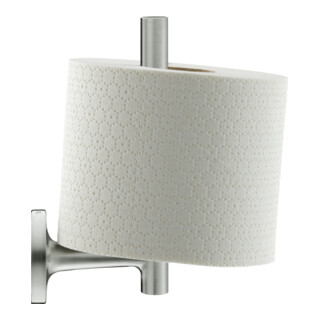 Duravit Porte-papier réserve Starck T 5x7,3 cm, acier inoxydable brossé