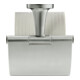 Duravit Porte-papier toilette Starck T 12,5x8,3 cm, avec couvercle, acier inoxydable brossé-4