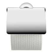 Duravit Porte-papier toilette Starck T 12,5x8,3 cm, avec couvercle, chrome