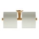Duravit Porte-papier toilette Starck T 25,5x7,6 cm, double, bronze brossé-1