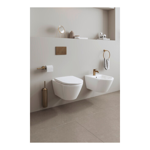 Duravit Porte-papier toilette Starck T 25,5x7,6 cm, double, bronze brossé