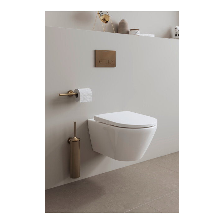 Duravit Porte-papier toilette Starck T 25,5x7,6 cm, double, bronze brossé