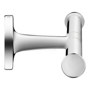 Duravit Porte-papier toilette Starck T 25,5x7,6 cm, double, chrome