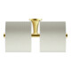Duravit Porte-papier toilette Starck T 25,5x7,6 cm, double, or poli-1