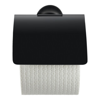 Duravit Porte-rouleau Starck T 12,5x8,3 cm, avec couvercle, noir mat