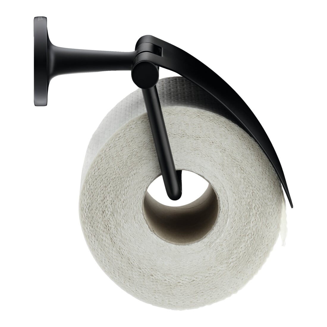 Duravit Porte-rouleau Starck T 12,5x8,3 cm, avec couvercle, noir mat