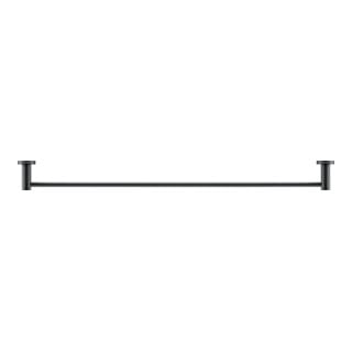 Duravit Porte-serviette D-Code 84,8x4,8x8 cm, noir mat, mural