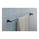 Duravit Porte-serviette D-Code 84,8x4,8x8 cm, noir mat, mural-2
