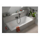 Duravit Porte-serviette D-Code 84,8x4,8x8 cm, noir mat, mural