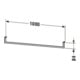Duravit Porte-serviettes 8,4x100cm, tube carré 14mm, chrome-3