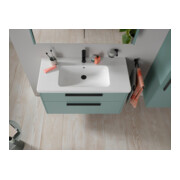 Duravit Porte-serviettes D-Code 5x9x44,7 cm, 2 bras, pivotant, noir mat-4