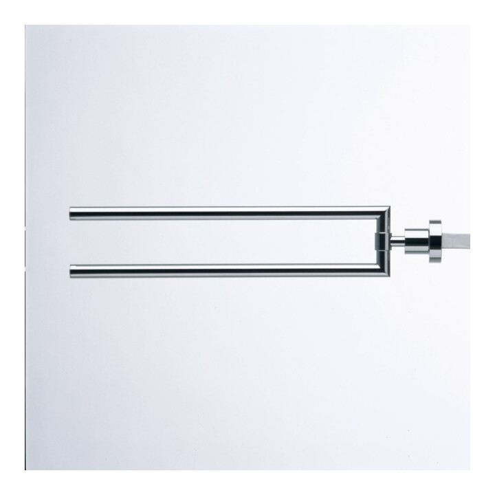 Duravit Porte-serviettes D-Code 5x9x44,7cm, 2 bras, pivotant, chrome