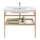 Duravit Porte-serviettes DuraStyle 94x44 cm, béton gris avec mesure chêne, avec tablette-1
