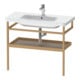 Duravit Porte-serviettes DuraStyle 94x44 cm, chêne massif, avec tablette-1