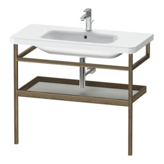 Duravit Porte-serviettes DuraStyle 94x44cm, béton gris/marron américain, avec tablette