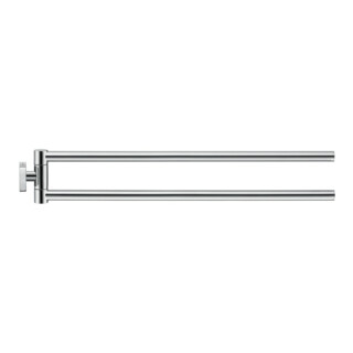 Duravit Porte-serviettes Karree 6,8x45cm, 2 bras, pivotant, chrome